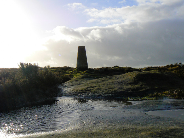 Stanton Moor trig Stanton Moor trig